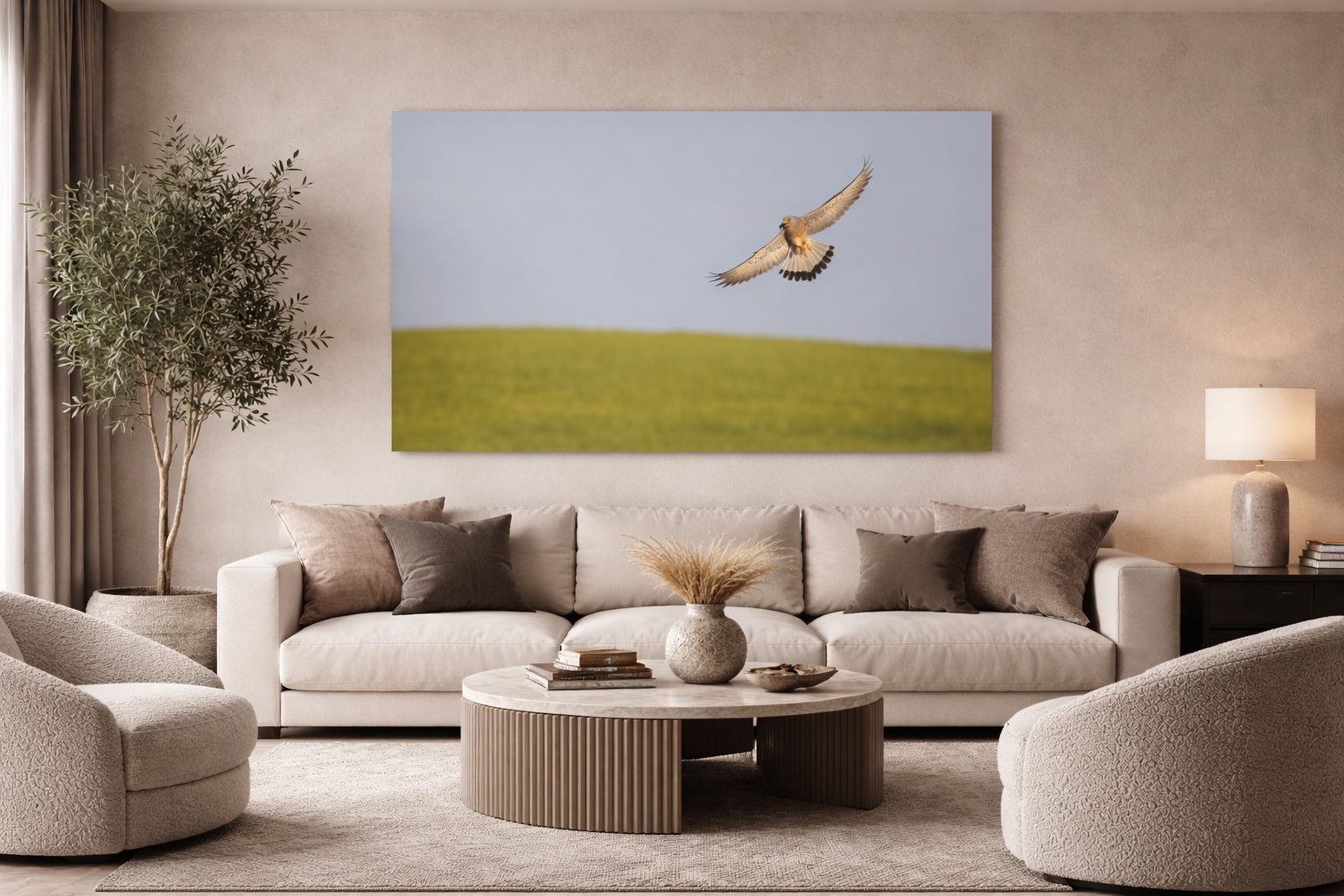 Mockup della stampa Il Grillaio in ambiente